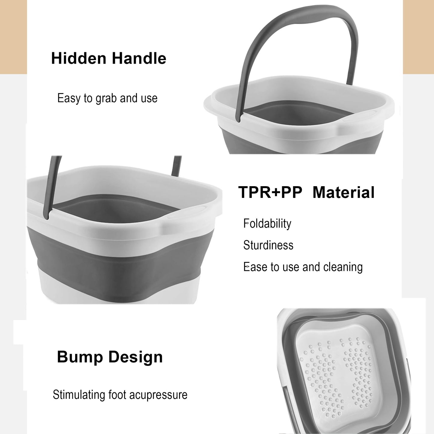 Collapsible Foot Soak Tub