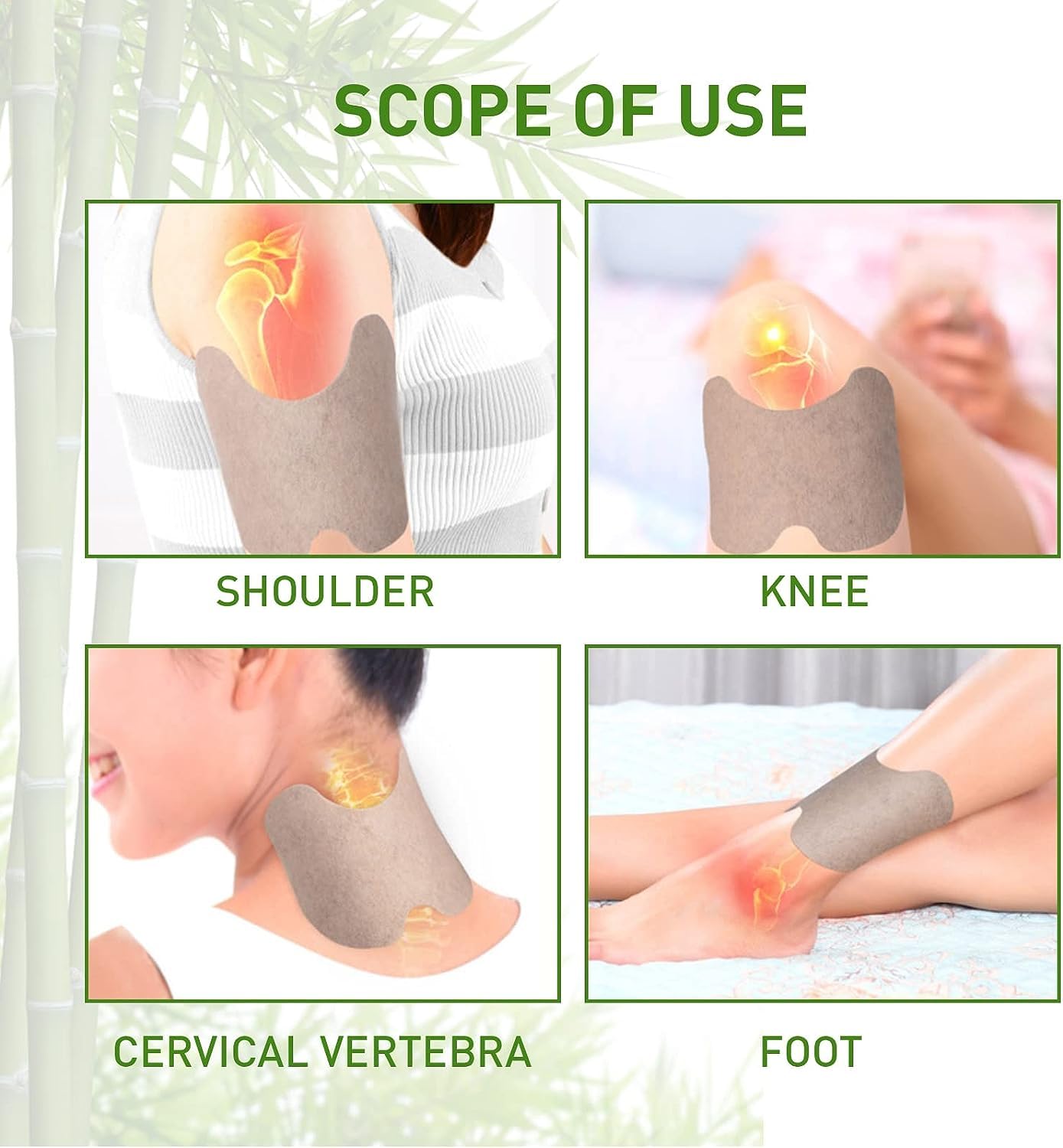 Clevorae Natural Knee Joint Patches